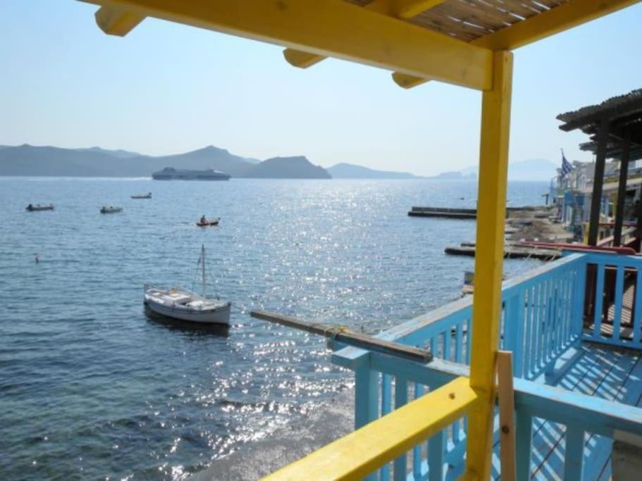 The Yellow Boat House Klima  Dış mekan fotoğraf